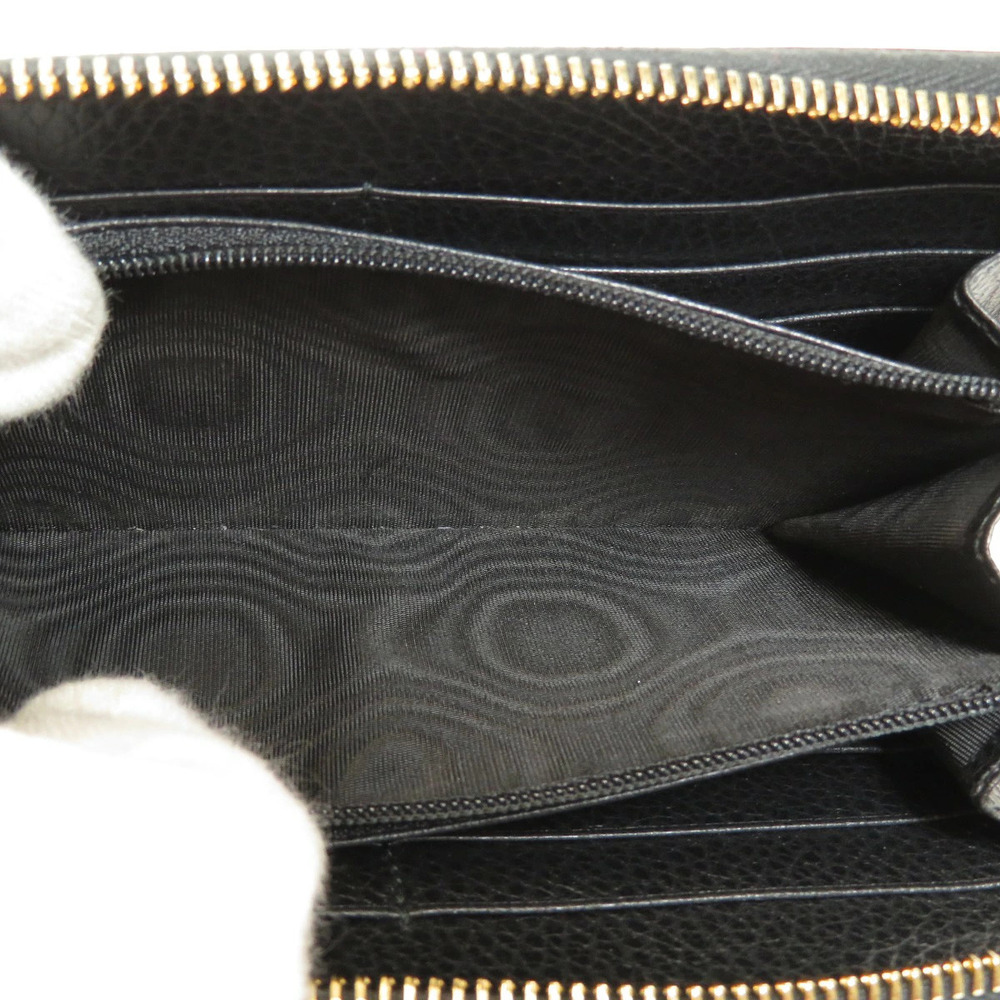Gucci Zipper Long Wallet Round Interlocking Leather GG - Picture 5 of 6